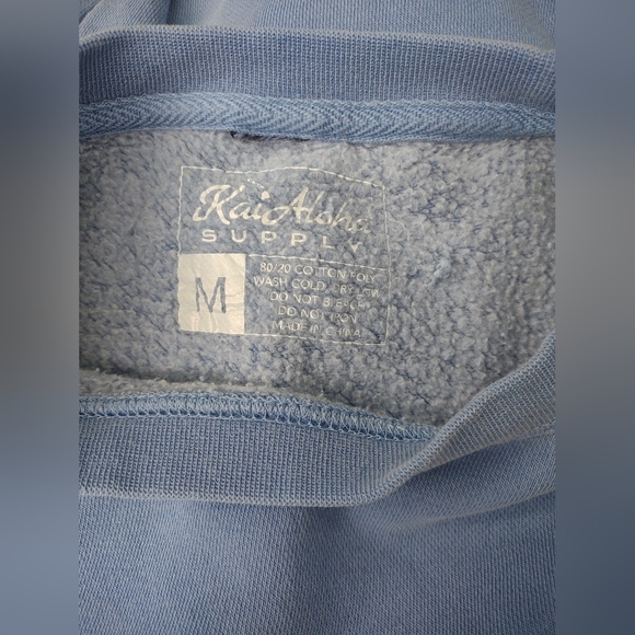 Maui Strong Blue Graphic Sweatshirt Mens M - Picture 3 of 3